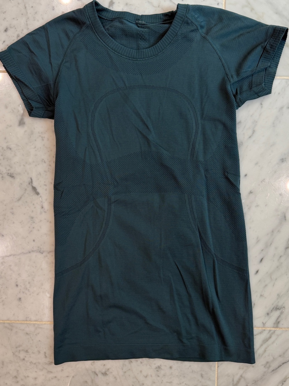 lululemon athletica Short Sleeve Performance Tee in Teal Blue